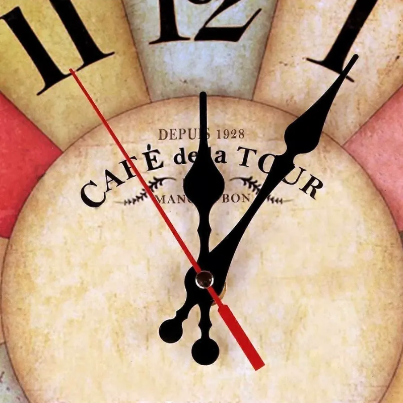 Horloge Murale Vintage | Design Rustique Campagne