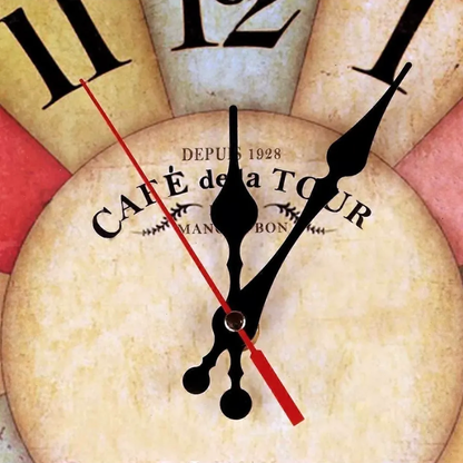 Horloge Murale Vintage | Design Rustique Campagne