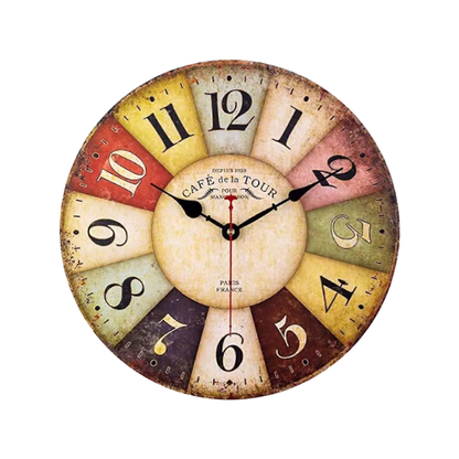 Horloge Murale Vintage | Design Rustique Campagne