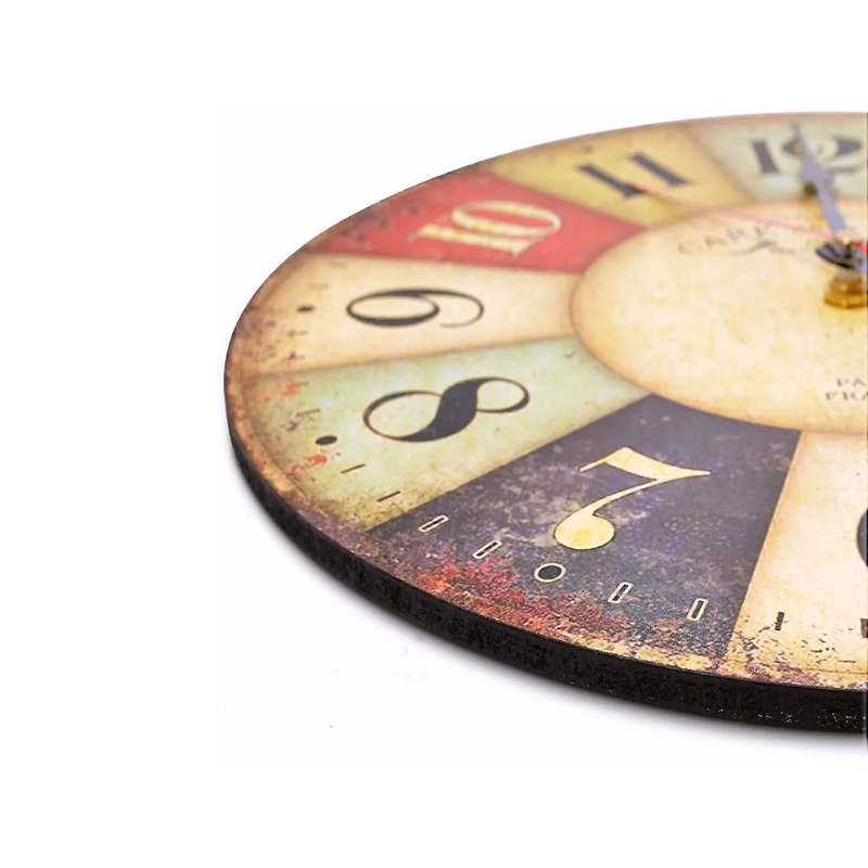 Horloge Murale Vintage | Design Rustique Campagne
