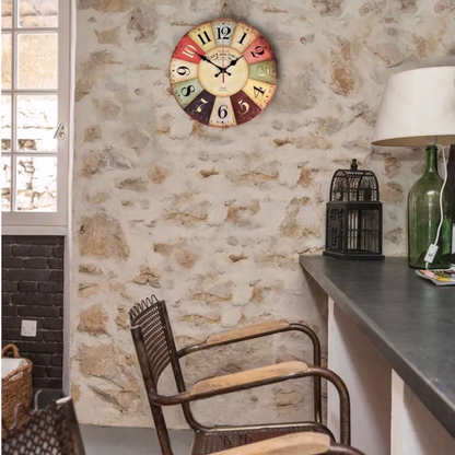 Horloge Murale Vintage | Design Rustique Campagne