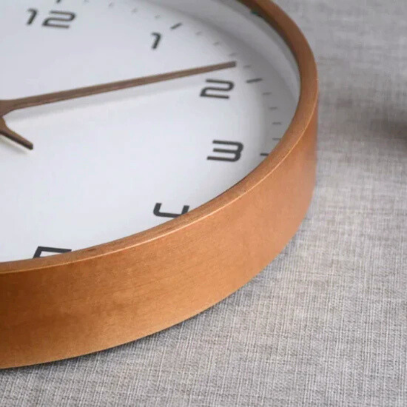 Horloge Murale Bois | Ambiance Scandinave